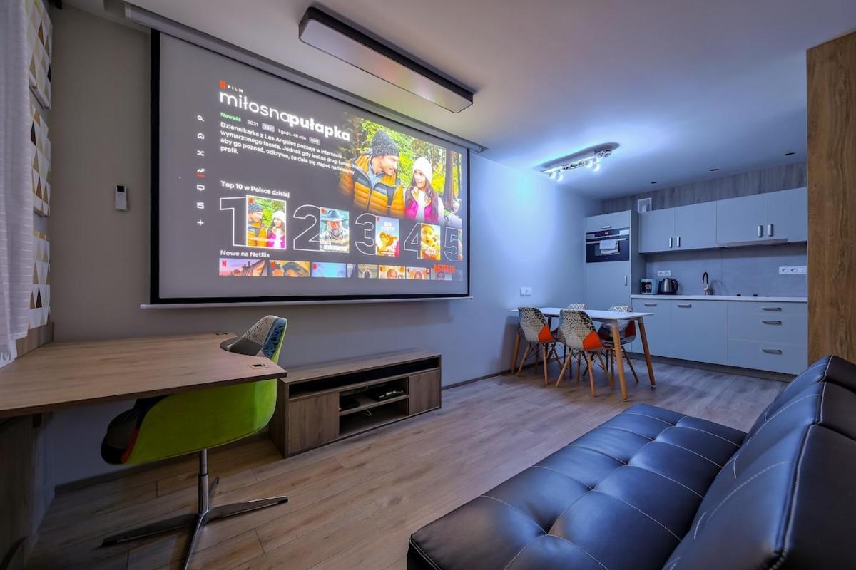 With Projector And Balcony Between Main Square And Kazimierz Quarter